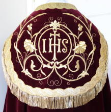 Red antique Cope and Stole